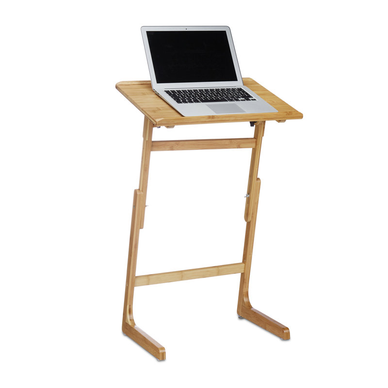 Relaxdays Bamboo Laptop Stand Wayfair.co.uk